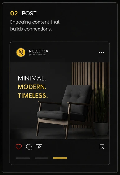 A social media post design